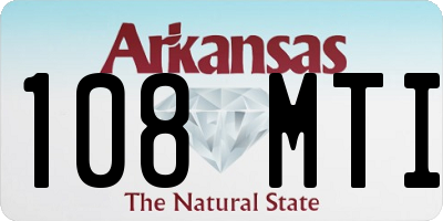 AR license plate 108MTI