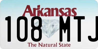 AR license plate 108MTJ