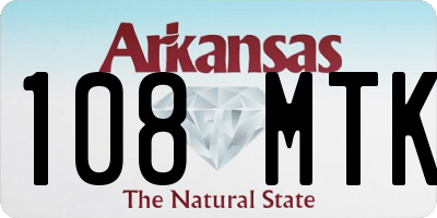 AR license plate 108MTK