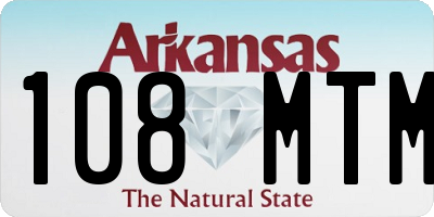 AR license plate 108MTM