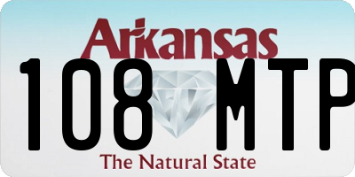 AR license plate 108MTP