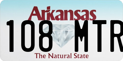 AR license plate 108MTR