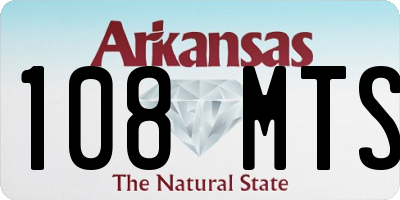 AR license plate 108MTS