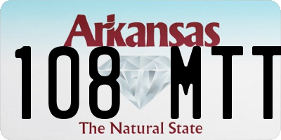 AR license plate 108MTT