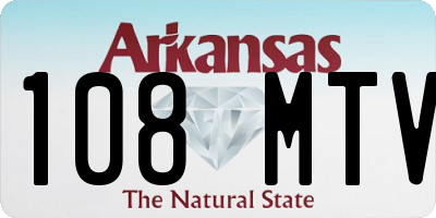 AR license plate 108MTV