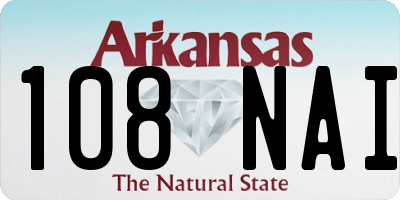 AR license plate 108NAI
