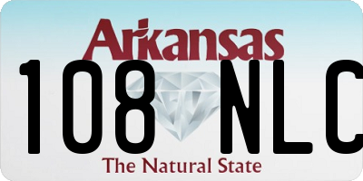 AR license plate 108NLC