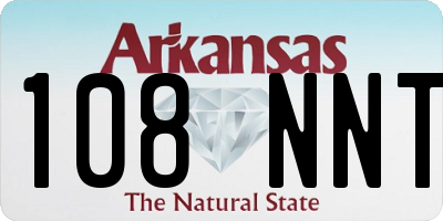 AR license plate 108NNT