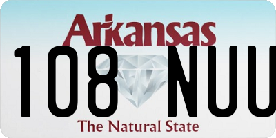 AR license plate 108NUU