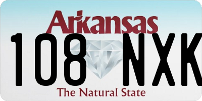 AR license plate 108NXK