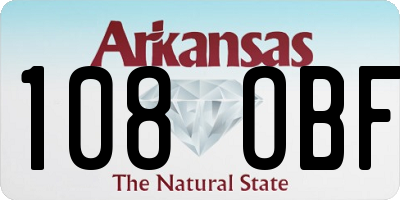 AR license plate 108OBF