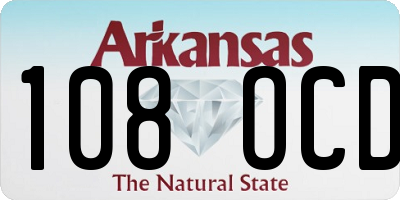 AR license plate 108OCD