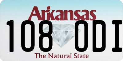 AR license plate 108ODI