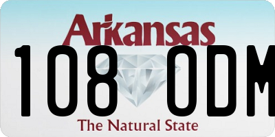 AR license plate 108ODM