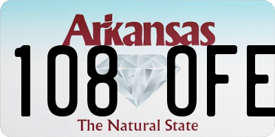 AR license plate 108OFE