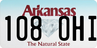 AR license plate 108OHI