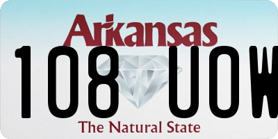 AR license plate 108UOW
