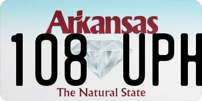 AR license plate 108UPH