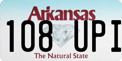 AR license plate 108UPI