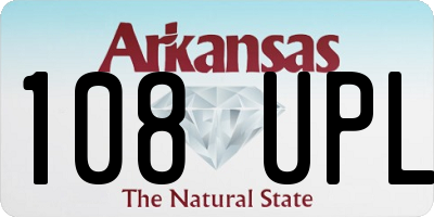 AR license plate 108UPL