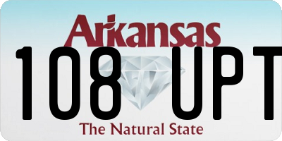 AR license plate 108UPT
