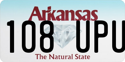 AR license plate 108UPU