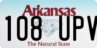 AR license plate 108UPV