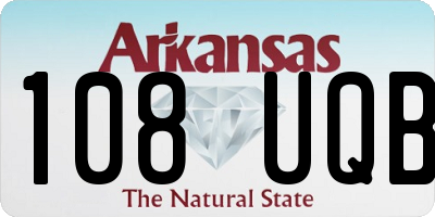 AR license plate 108UQB