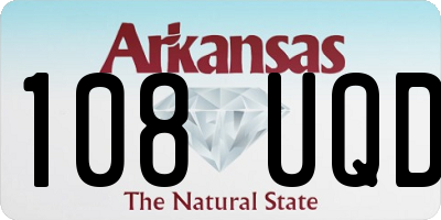 AR license plate 108UQD