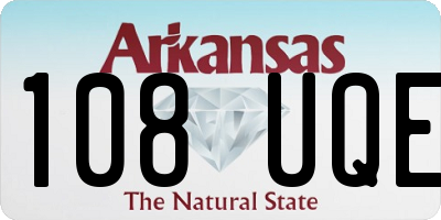 AR license plate 108UQE