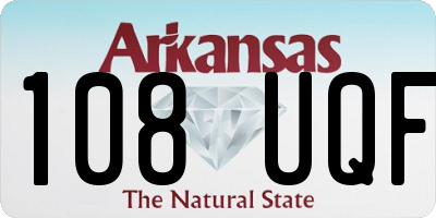 AR license plate 108UQF