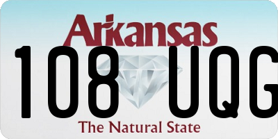 AR license plate 108UQG