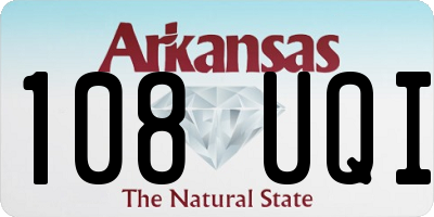AR license plate 108UQI