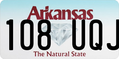 AR license plate 108UQJ