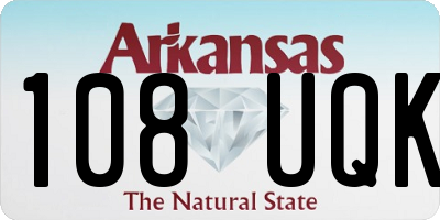 AR license plate 108UQK