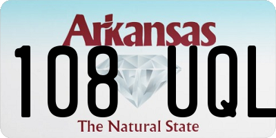 AR license plate 108UQL