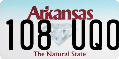AR license plate 108UQO
