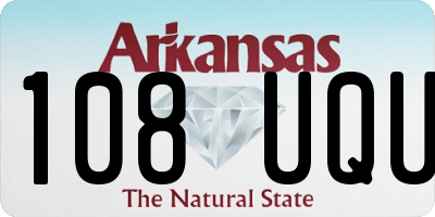 AR license plate 108UQU
