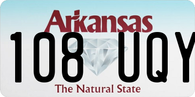 AR license plate 108UQY