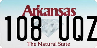 AR license plate 108UQZ