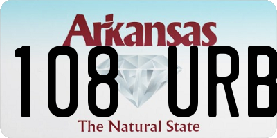AR license plate 108URB