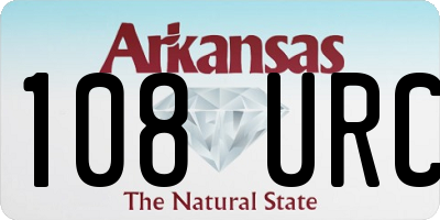 AR license plate 108URC