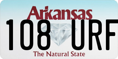 AR license plate 108URF