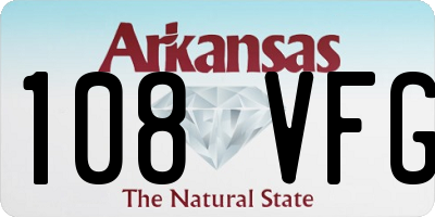 AR license plate 108VFG
