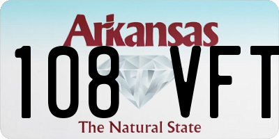 AR license plate 108VFT