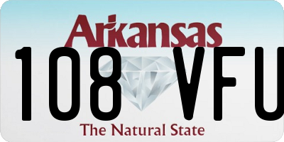 AR license plate 108VFU