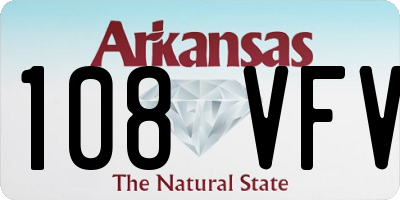 AR license plate 108VFV