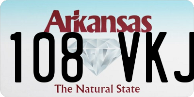 AR license plate 108VKJ