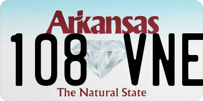 AR license plate 108VNE