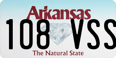 AR license plate 108VSS